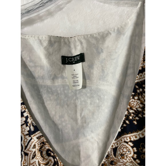 J.Crew Cynthia Lot Mini Dresses Sz Sm Cotton Linen Spring Summer Casual Vacation - Picture 8 of 14